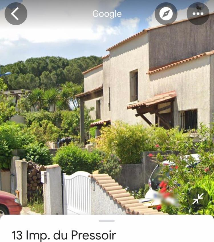 Chambre, Terrasse Et Piscine De L'Impasse Du Pressoir Le Cres Exterior photo